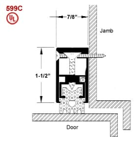 Door Frame Sound Gasket 629 by Acoustical Surfaces