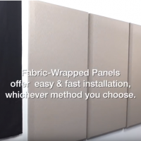 fabric wrapped panel