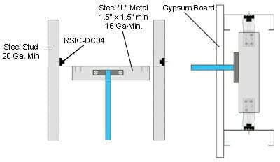 RSIC-DC04 Shower Pipe/Plumbing Isolator