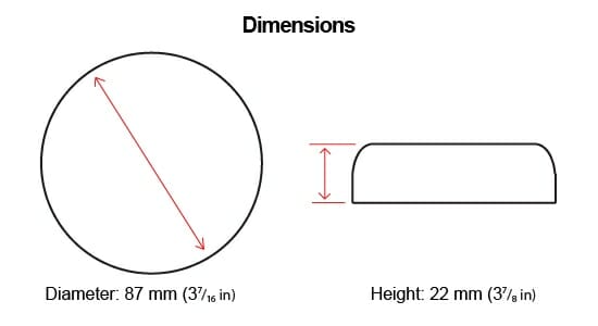 Vibration Exciter Dimensions